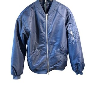 Sweaty Betty Navy Blue Bomber Jacket